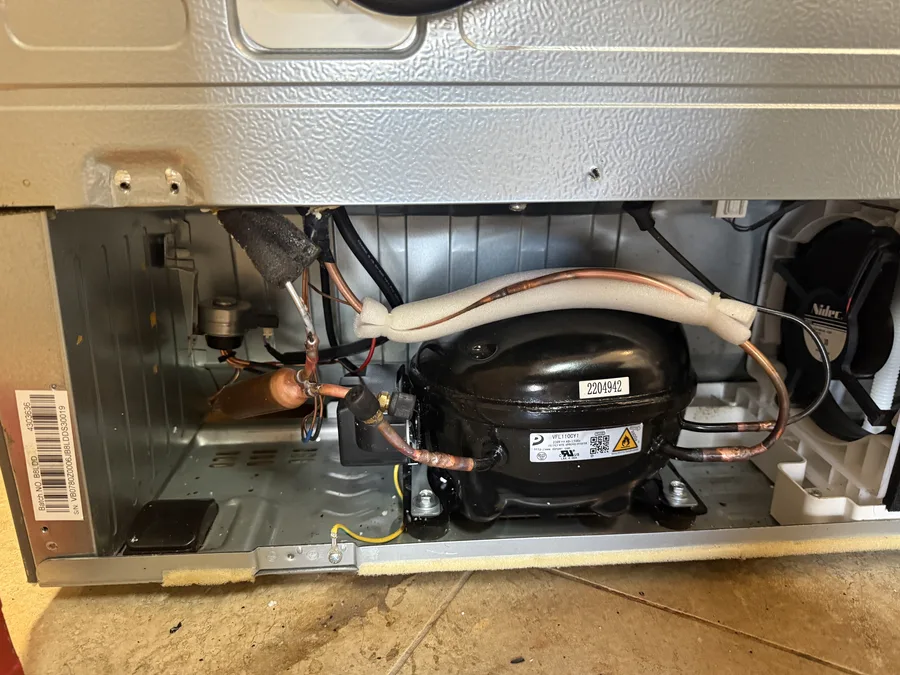LG Refrigerator - Compressor replaced