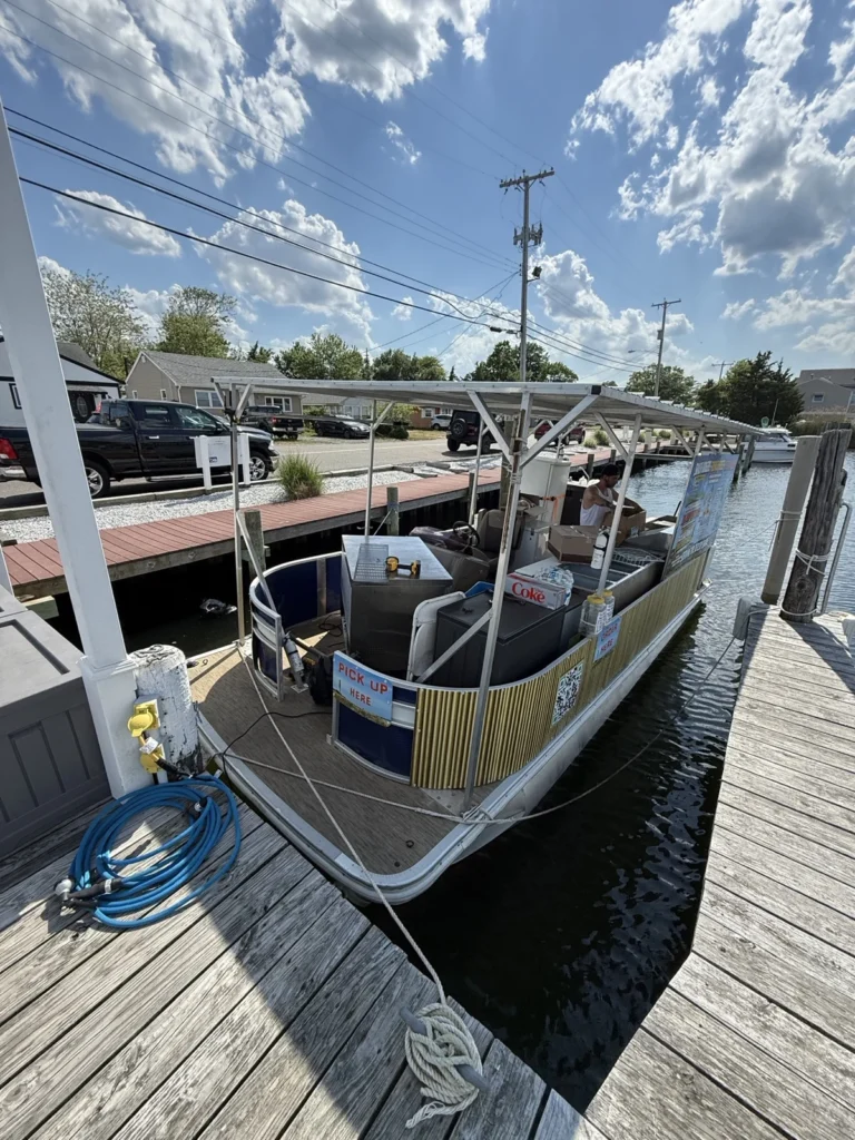 Food boat refrigeration