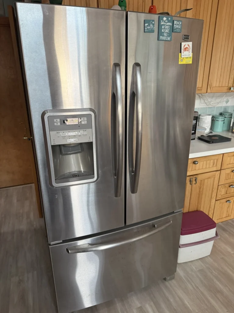Maytag French door: Repaired on site